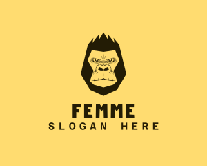 Cool Gorilla Ape logo design