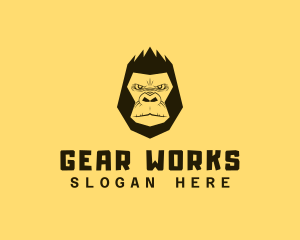 Cool Gorilla Ape logo design