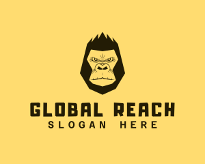 Cool Gorilla Ape logo design