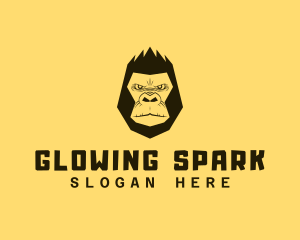 Cool Gorilla Ape logo design