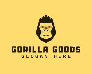 Gorilla - Cool Gorilla Ape logo design