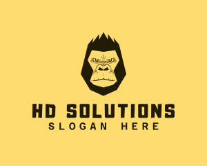 Cool Gorilla Ape logo design