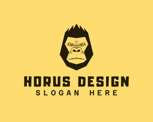 Cool Gorilla Ape logo design