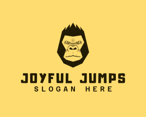 Cool Gorilla Ape logo design