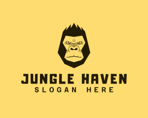 Cool Gorilla Ape logo design