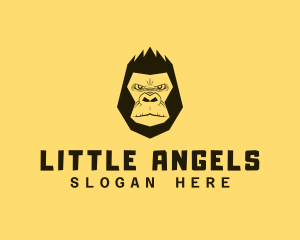 Cool Gorilla Ape logo design