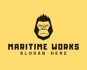 Cool Gorilla Ape logo design