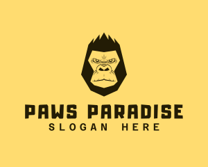 Cool Gorilla Ape logo design