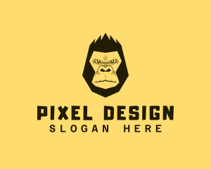 Cool Gorilla Ape logo design