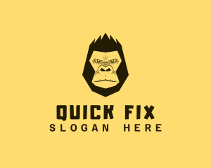 Cool Gorilla Ape logo design