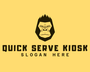 Cool Gorilla Ape logo design