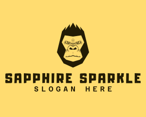 Cool Gorilla Ape logo design