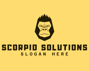 Cool Gorilla Ape logo design