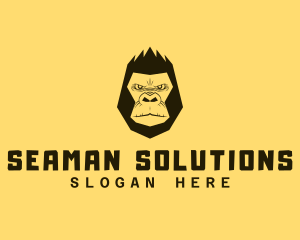 Cool Gorilla Ape logo design