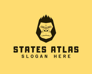 Cool Gorilla Ape logo design