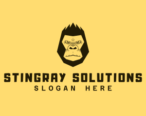 Cool Gorilla Ape logo design