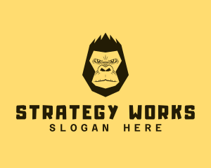 Cool Gorilla Ape logo design