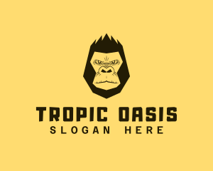 Cool Gorilla Ape logo design