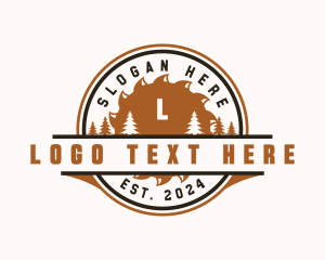 Badge - Saw Tree Carpentry logo design