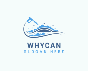 Car Cleaning Wave Logo