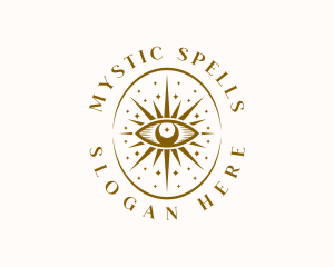 Witchcraft - Mystic Eye Crescent logo design