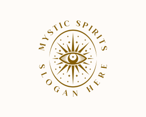 Mystic Eye Crescent logo design