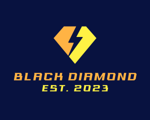 Diamond Thunder logo design