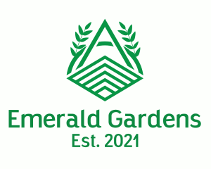 Eco Green House  logo design