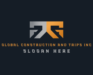 Construction Builder Machinery Letter G logo design