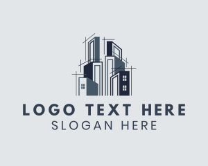 Construction - Building City Architecture logo design