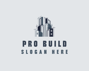 Building City Architecture  logo design