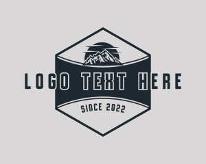 Mountain - Mountain Trek Adventure logo design