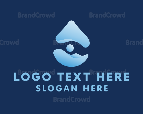 Cleaning Fluid Droplet Logo