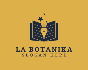 Writing - Educational Writer Book logo design