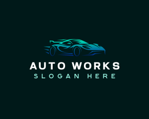 Automobile - Racing Automobile Sedan logo design