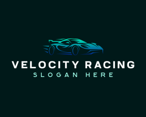 Racing Automobile Sedan logo design