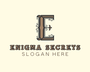 Antique Boutique Hotel Letter E logo design