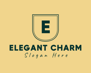 Elegant Shield Fashion Apparel logo design