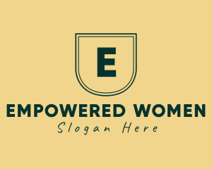 Elegant Shield Fashion Apparel logo design