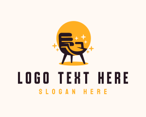 Bright Shiny Armchair Logo