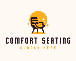 Bright Shiny Armchair logo design