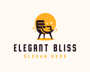 Furnishing - Bright Shiny Armchair logo design