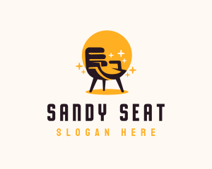 Bright Shiny Armchair logo design