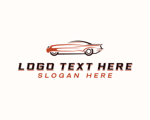 Super Car - Fast Car Racing logo design