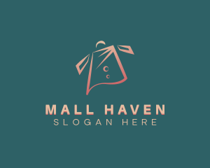 Apparel Boutique Shopping Bag logo design