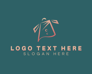 Apparel Boutique Shopping Bag Logo