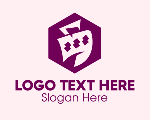 Hand Bag - Hand Bag Hexagon logo design