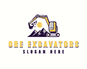 Mining - Excavation Mining Contractor logo design
