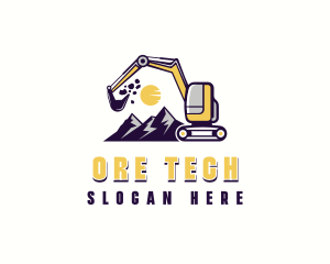 Mining - Excavation Mining Contractor logo design