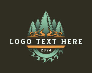 Carpentry - Lumber Carpentry Woodwork logo design